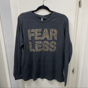Fearless Long Sleeve with Cheetah Print